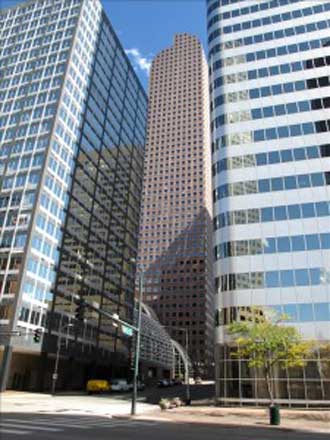 downtown office buildings